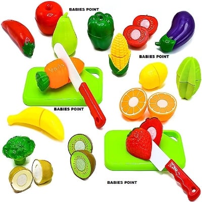 Picture of Vegetable Cutter-Play Kitchen Toy Set For Baby - Multicolor