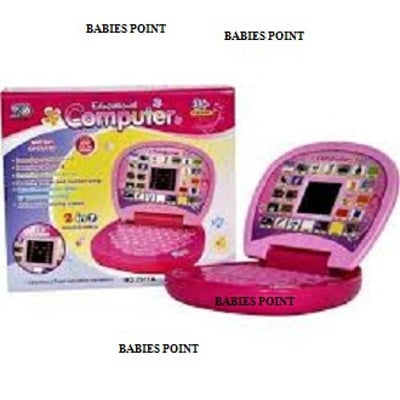 Picture of Educational Computer Abc And 123 Learning Kids Toy Laptop With Led Display And Music Educational Toy For Babies - Multicolor