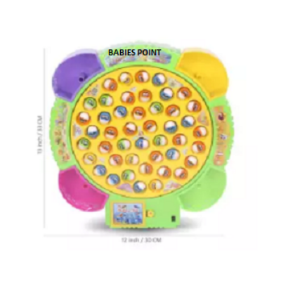 Picture of Classic Fishing Toy Children Entertainment Game 45 Pcs Fish Big Size - Multicolor