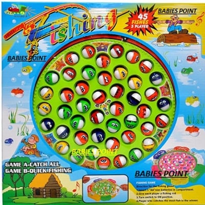 Picture of Fishing Fish Game Kids Toy (24 Fishes, 4 Players) - বাচ্চাদের খেলনা - Multicolor