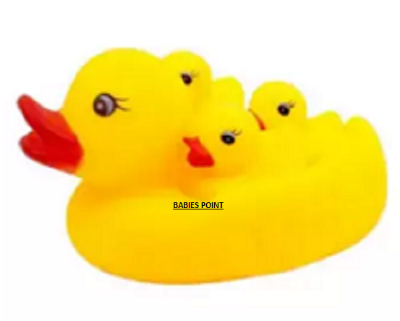 Picture of Duck Toys Squeaky Yellow Ducks Baby Bath Shower Toddlers Kids Fun Educational Bath Toys Yellow - Yellow