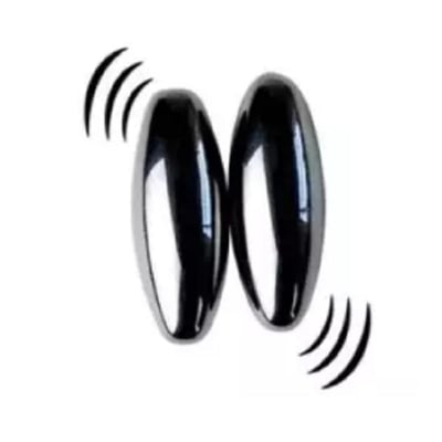 Picture of Good Quality Metal Singing Magnets - Black - Black