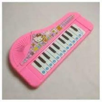 Picture of Hello Kitty Cute Baby Kids Piano Musical Instrument - বাচ্চাদের খেলনা - pink