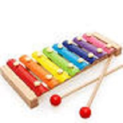 Picture of Exclusive Wooden Xylophone Toy For Kids - Multi-Color -Dancing Cactus - Multicolor