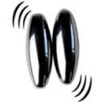 Picture of Metallic Shine Magnet - Black For Kids - Black