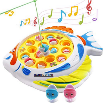 Picture of Fishing Board Game Toy For Kids With Music - Multicolor
