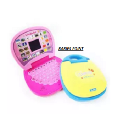 Picture of Educational Computer Abc And 123 Learning Kids Toy Laptop With Led Display And Music Educational Toy For Babies - Multicolor