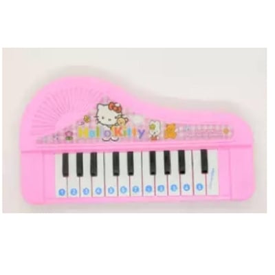 Picture of Exclusive Hello Kitty Cute Baby Kids Popular Piano Musical Instrument - Pink