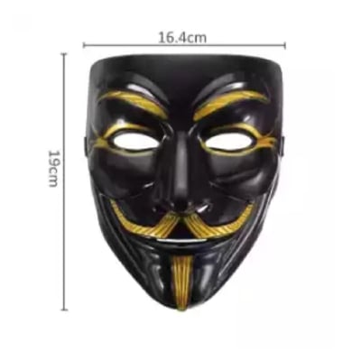 Picture of Vendetta Face - Black by Gift Corner Shopping - Black