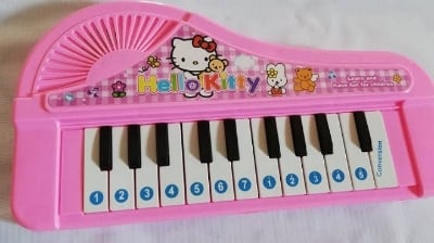 Picture of Hello Kitty Cute Baby Kids Popular Piano Musical Piano - Multicolor
