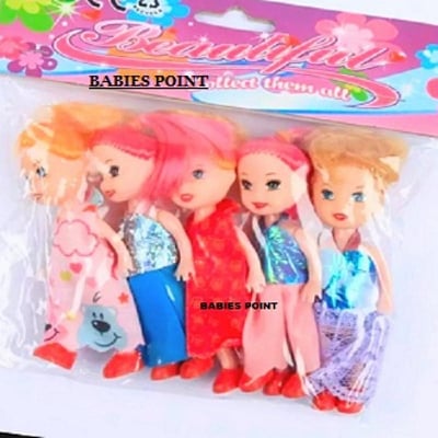 Picture of 5 Sets Doll Cowboy Suit Fashion Dress For Baby - Multicolor