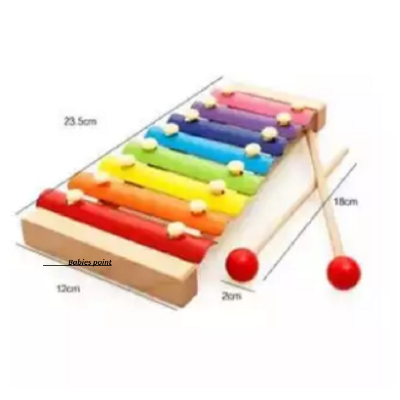 Picture of Exclusive Wooden Xylophone Toy For Kids - Multi-Color -Dancing Cactus - Multicolor