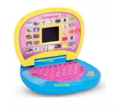 Picture of Educational Computer Abc And 123 Learning Kids Toy Laptop With Led Display And Music Educational Toy For Babies -Dancing Cactus - Multicolor
