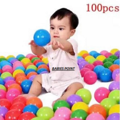 Picture of Exclusive Babies Point Ocean Balls - 100Pcs For Kids - Multicolor