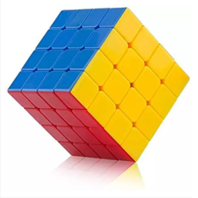Picture of 4 by 4 Stickerless Magic Speed Cube By Gift Corner Shopping