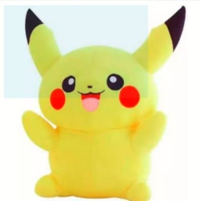 Picture of PIKACHU SOFT TOY, Pikachu doll, Pikachu teddy bear, big pikachu, pikachu stuffed toys, pokemon pikchu By Gift Corner Shopping
