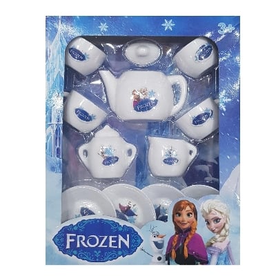 Picture of Frozen And Hello Kitty Plastic Kitchen Tea Set By Gift Corner Shopping - White