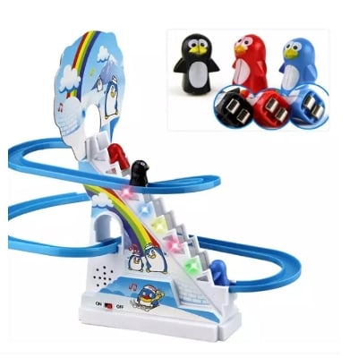 Picture of Penguin Slide Electric Railcar With Music By Gift Corner Shopping -Dancing Cactus