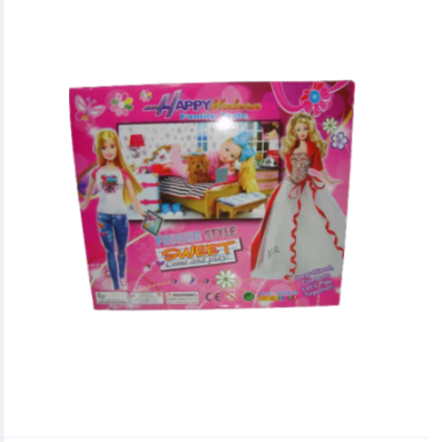 Picture of Happy Modern Family Playing Set - Fashion Style By Gift Corner Shopping