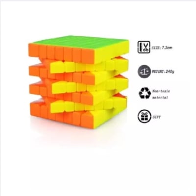 Picture of Rubiks Cube - 7 x 7 Fast and Smooth By Gift Corner Shopping