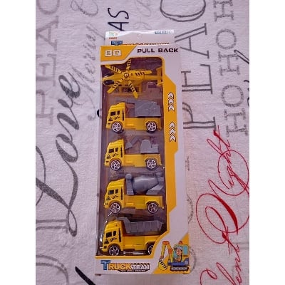 Picture of 5 Pcs set Truck Team Kids Gift Toys Pull Back New Classic Boy Girl Truck Vehicle Kids Child Toy Mini Small By Gift Corner Shopping - Multicolor
