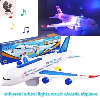Picture of Airbus A380 Model Airplane Electric Flash Light Sound Toys Gift for Children By Gift Corner Shopping