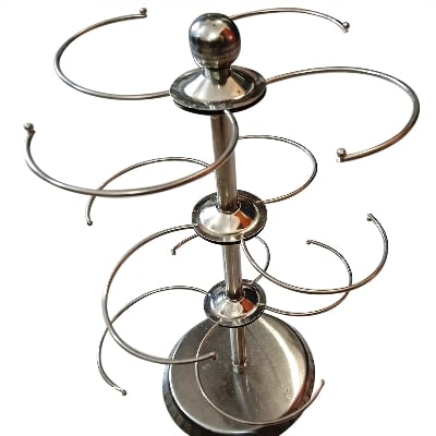 Picture of Trendsetter -Craftsmanship and Trendy -Stolen Stand SS Steel Bangle Organizer- Progressively Better Remarkable - Disclose Styles & Luxe - Silver