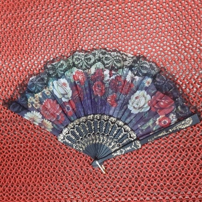 Picture of Chinese Hath Pakha - Red