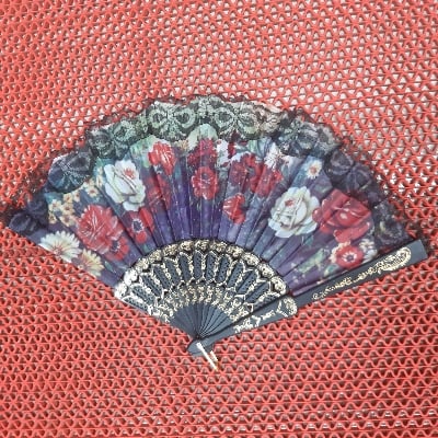 Picture of Chinese Hath Pakha - Red