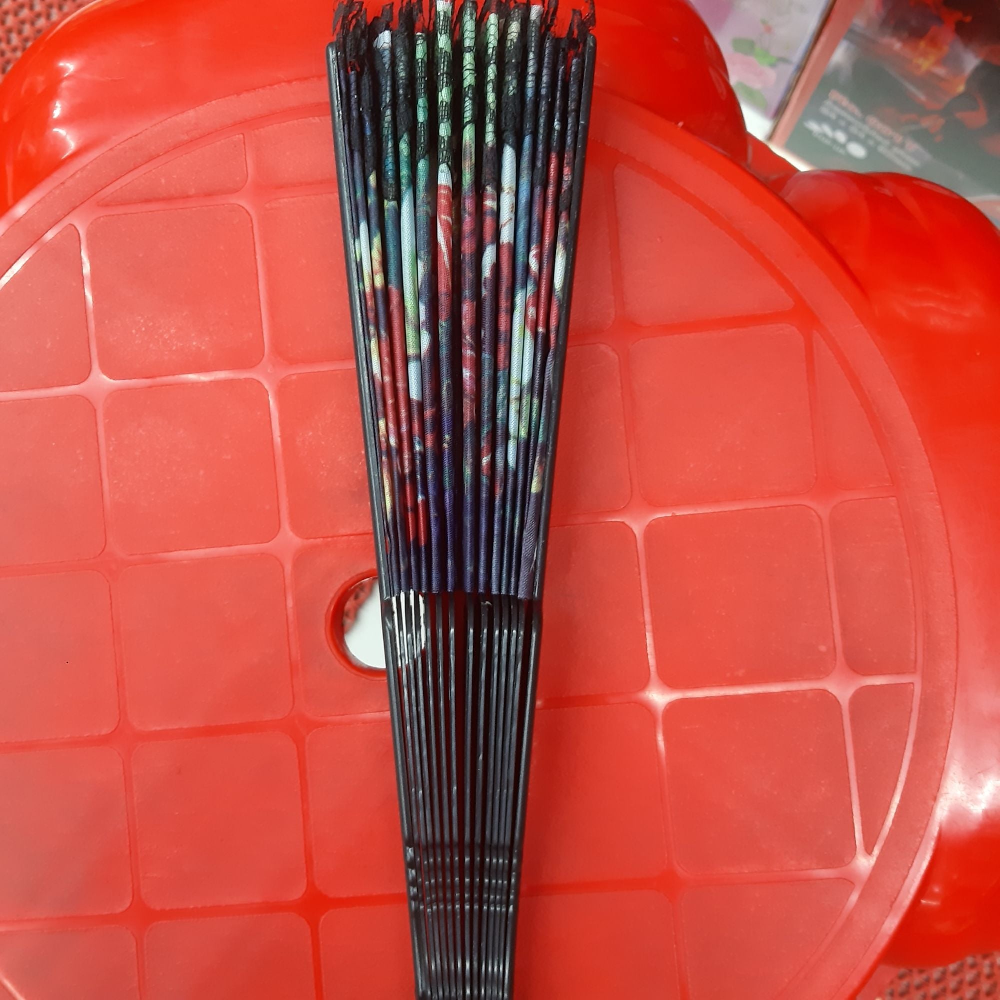 Picture of Chinese Hath Pakha - Red