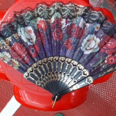 Picture of Chinese Hath Pakha - Red