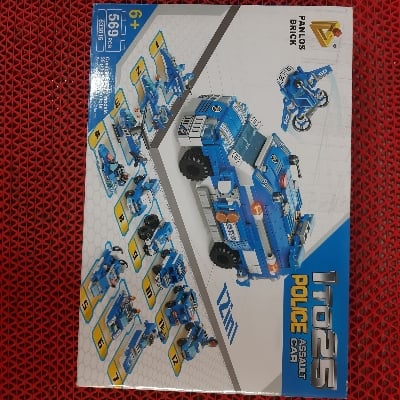 Picture of 1 To 25 police assault car - Blue