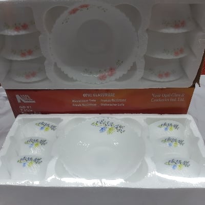 Picture of Nasir opal glass & crockeries lnd ltd Gd 01 7pcs soup set - Multicolor