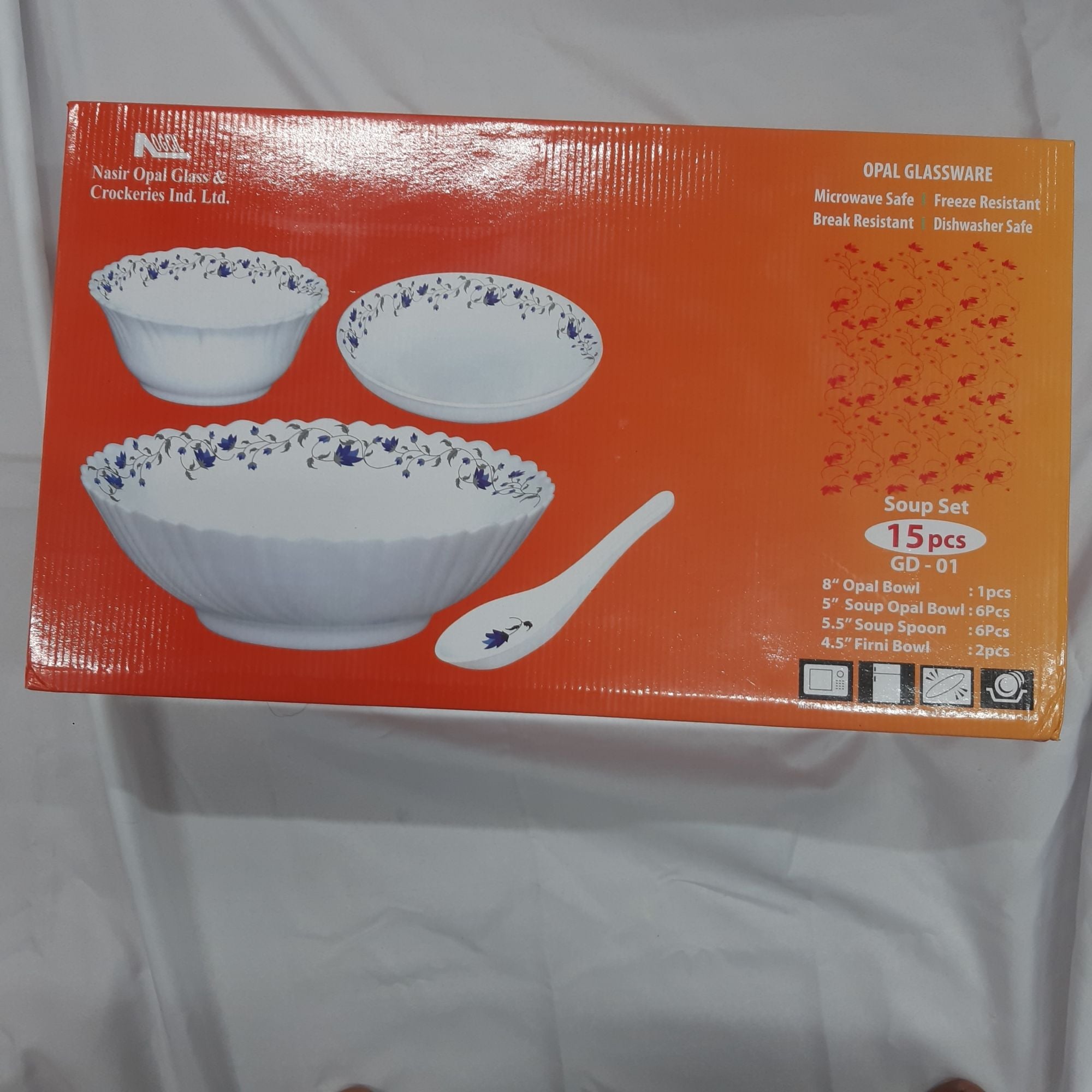 Picture of soup set 15pcs gd-01 - Multicolor