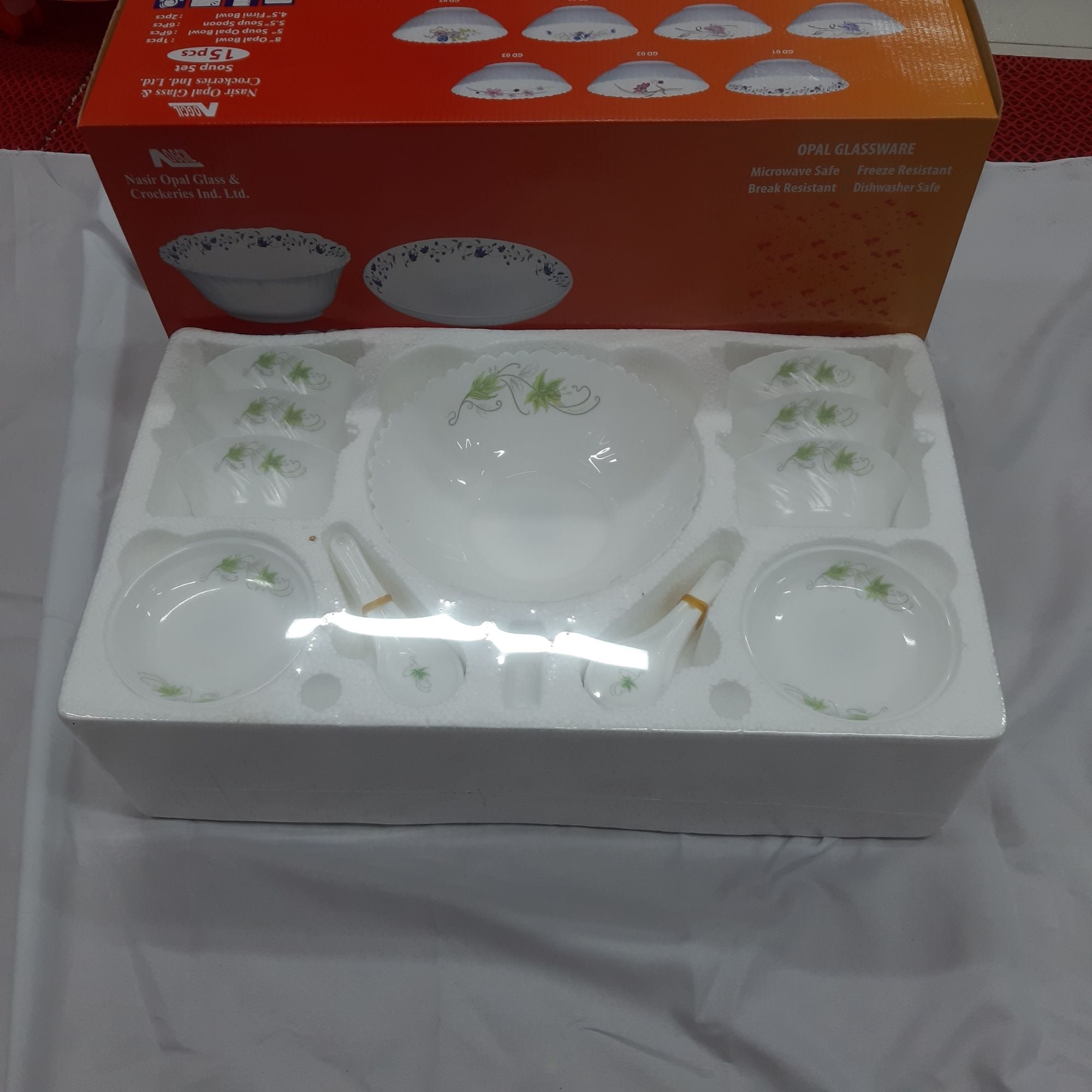 Picture of soup set 15pcs gd-01 - Multicolor
