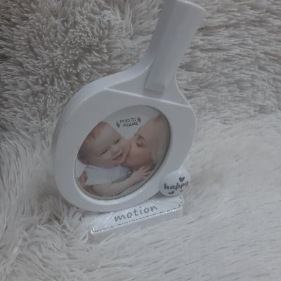 Picture of bat photo frame - White