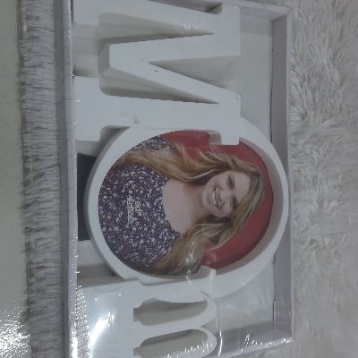 Picture of mom photo frame - White