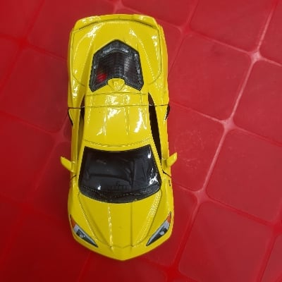 Picture of new metal car - Yellow