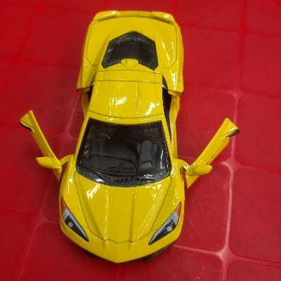 Picture of new metal car - Yellow