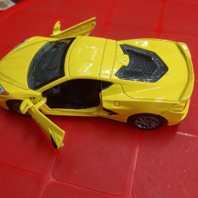 Picture of new metal car - Yellow