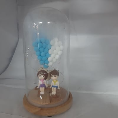 Picture of new Valentine showpiece - Multicolor