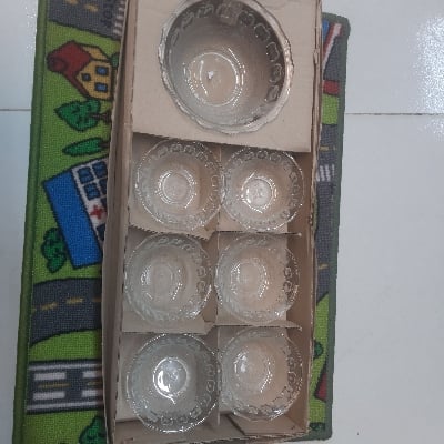 Picture of 7pis gift set N58-59 B nasir glassware - White