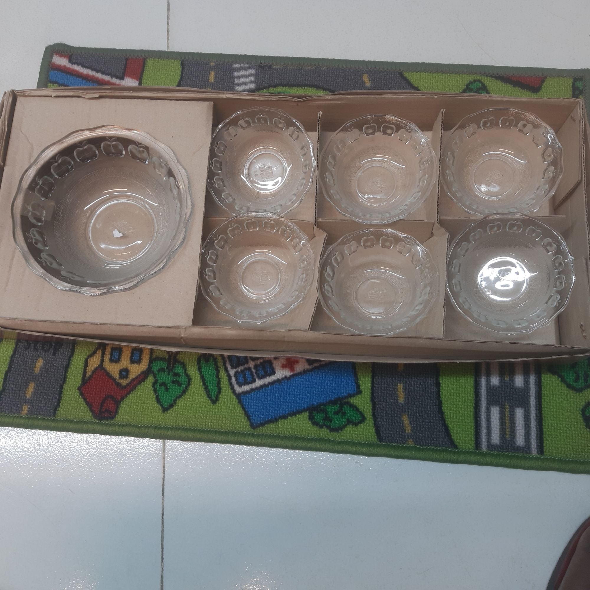 Picture of 7pis gift set N58-59 B nasir glassware - White