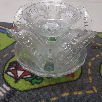 Picture of 7pis gift set N58-59 B nasir glassware - White