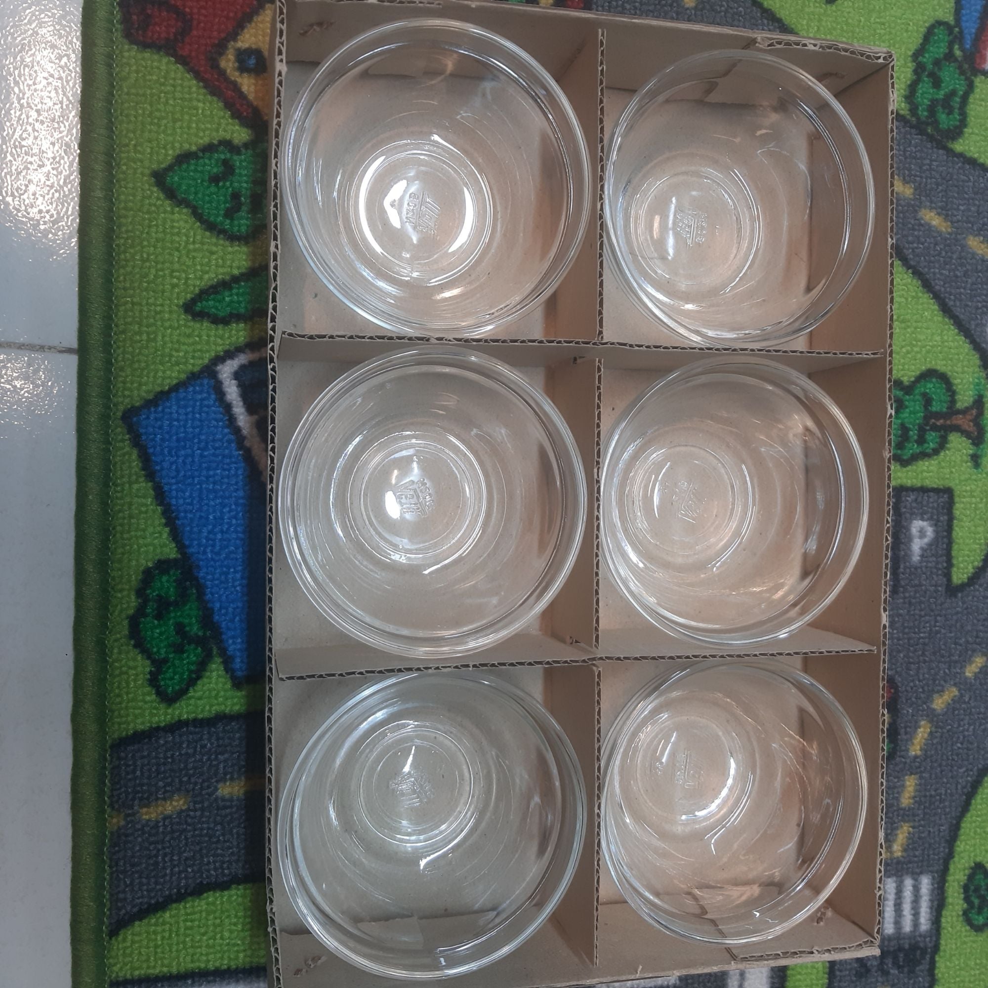 Picture of Nasir glassware 6pis bowl set no20 B - White