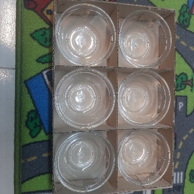 Picture of Nasir glassware 6pis bowl set no20 B - White