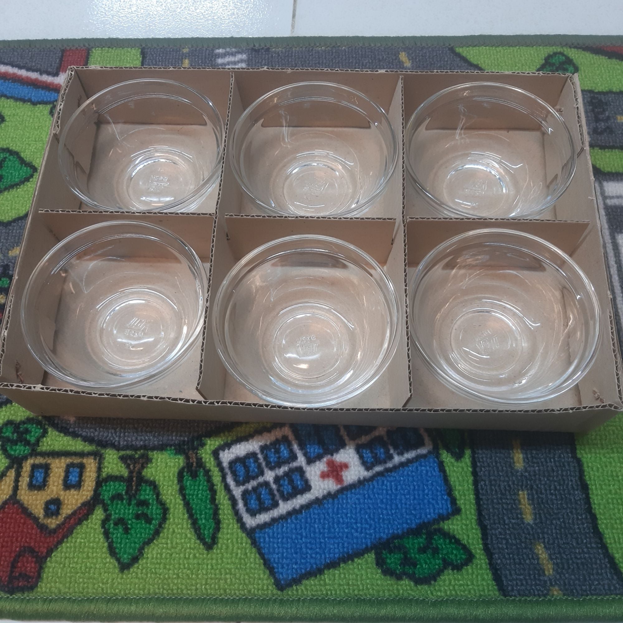 Picture of Nasir glassware 6pis bowl set no20 B - White