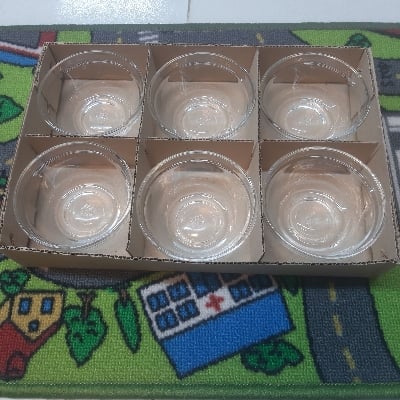 Picture of Nasir glassware 6pis bowl set no20 B - White
