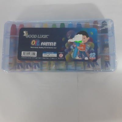 Picture of good luck oil pastel 12 colour - Multicolor