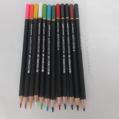 Picture of good luck color pencil 12pic - Multicolor